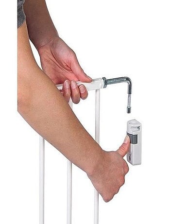 Barrière de sécurité en métal blanc à fixer au - Safety 1st