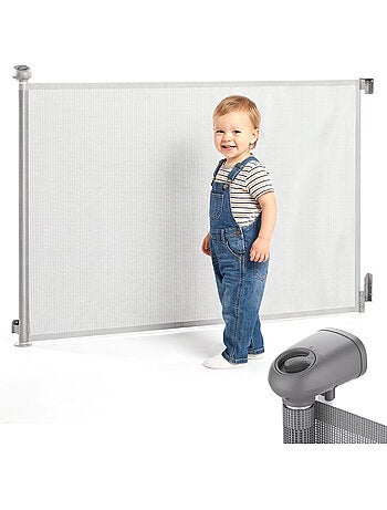 Barrière de sécurité enroulable enfant moby-system homesafe 140 cm