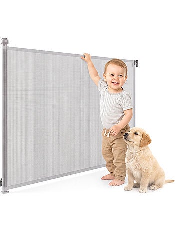Barrière de sécurité enroulable enfant moby-system safeguard 140 cm
