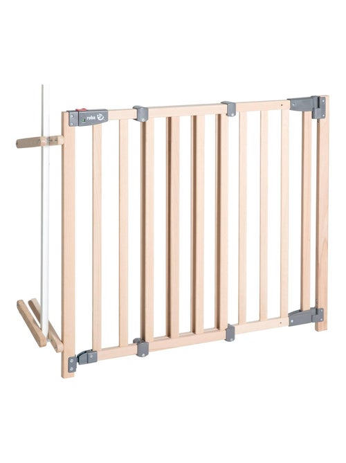 Barrière de sécurité extensible en bois massif Safety Up - ROBA - Kiabi Barrière de sécurité extensible en bois massif Safety Up - ROBA - Kiabi