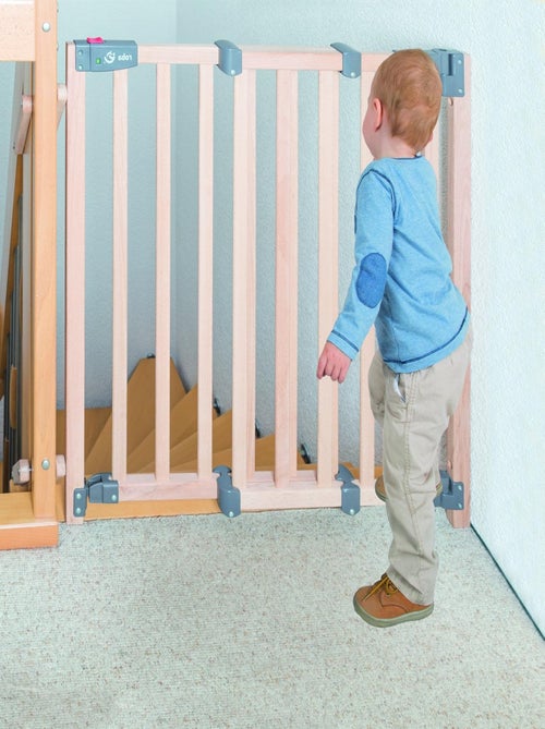 Barrière de sécurité extensible en bois massif Safety Up - ROBA - Kiabi Barrière de sécurité extensible en bois massif Safety Up - ROBA - Kiabi