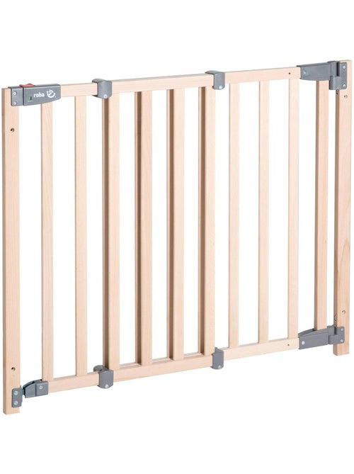 Barrière de sécurité extensible en bois massif Safety Up - ROBA - Kiabi Barrière de sécurité extensible en bois massif Safety Up - ROBA - Kiabi