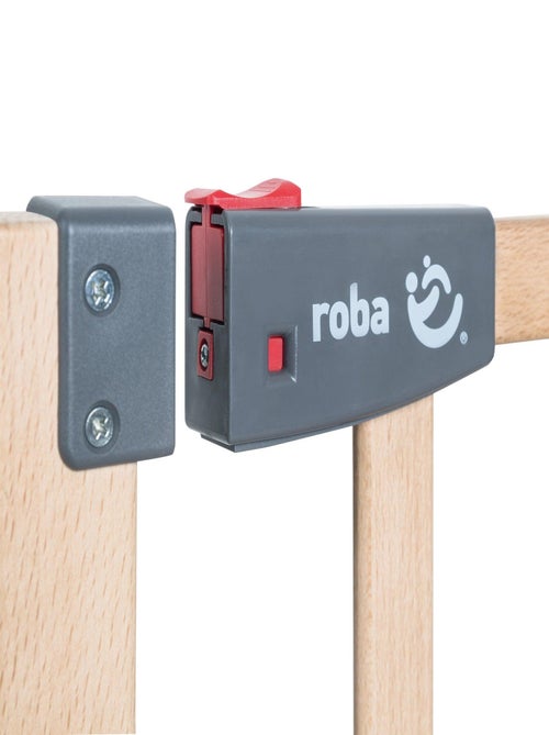 Barrière de sécurité extensible en bois massif Safety Up - ROBA - Kiabi Barrière de sécurité extensible en bois massif Safety Up - ROBA - Kiabi