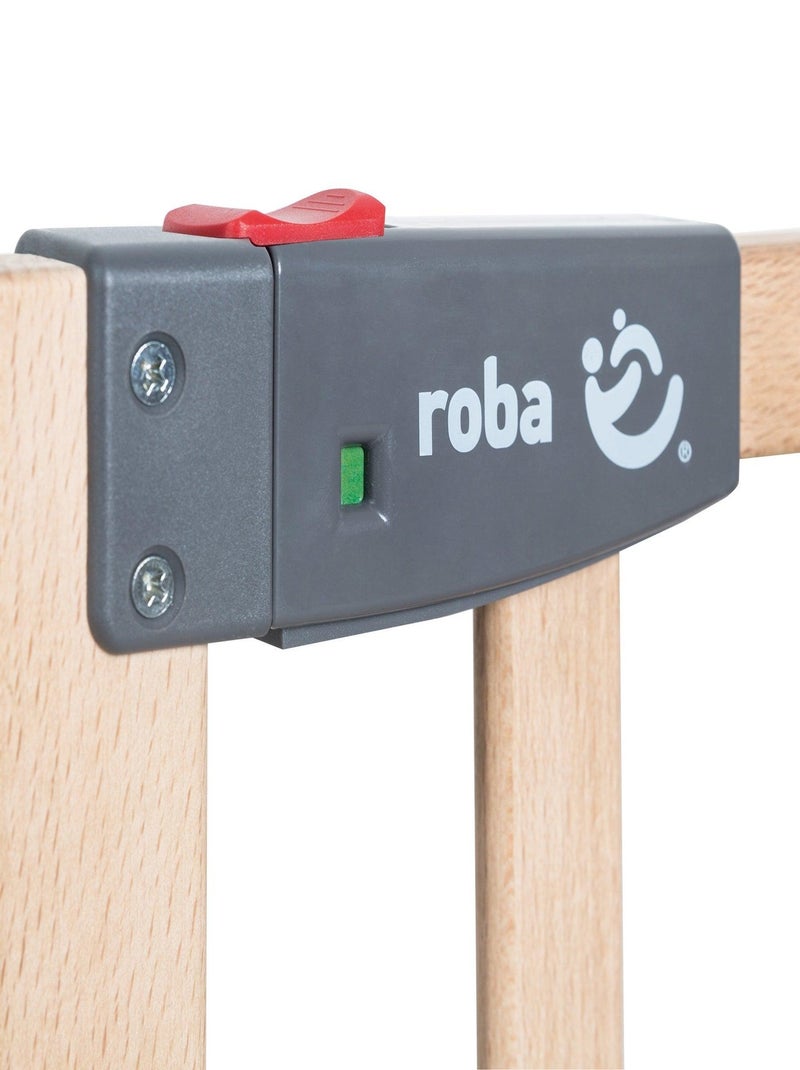 Barrière de sécurité extensible en bois massif Safety Up - ROBA Marron clair - Kiabi