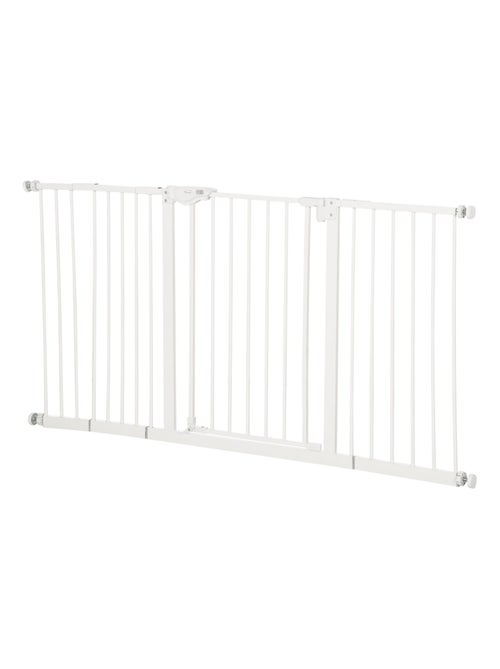Barrière de sécurité longueur réglable porte double verrouillage - Kiabi