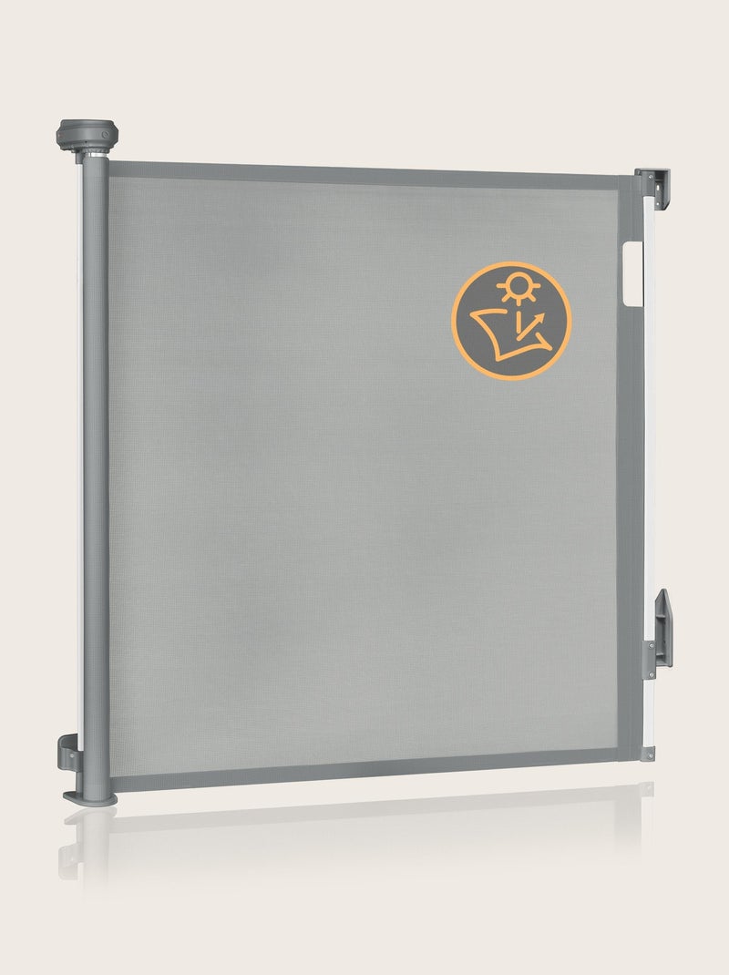 Barrière de sécurité rétractable - LIONELO Thea - 85 x 140 cm - Pas de seuil Gris - Kiabi