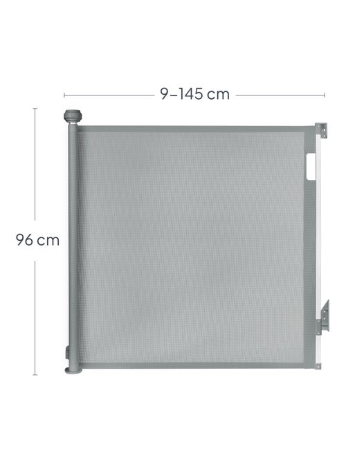Barrière de sécurité rétractable - LIONELO Thea - 85 x 140 cm - Pas de seuil - Kiabi