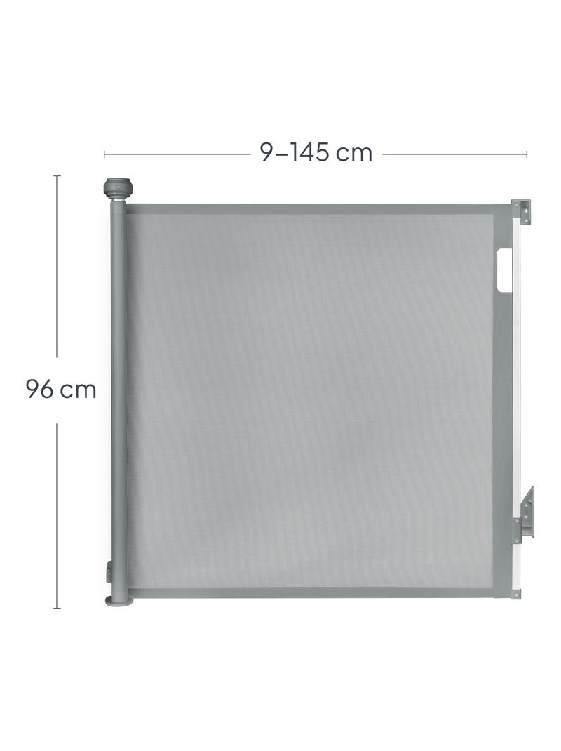 Barrière de sécurité rétractable - LIONELO Thea - 85 x 140 cm - Pas de seuil Gris - Kiabi