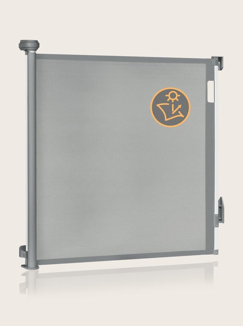 Barrière de sécurité rétractable - LIONELO Thea - 85 x 145 cm - Pas de seuil - Gris - Kiabi