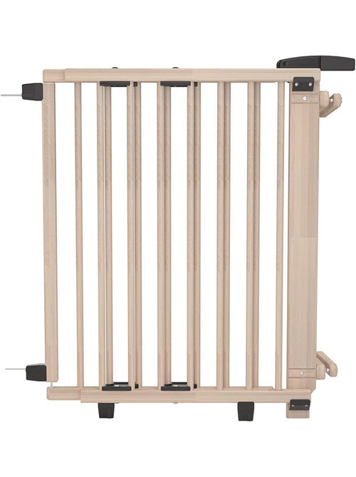 Barrière d'escalier pivotante en bois non traité - Kiabi