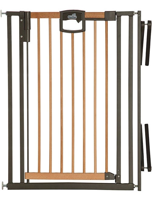 Barrière Easy Lock Wood Plus Avec Adaptateur Escalier (84 À 92 Cm) - Kiabi