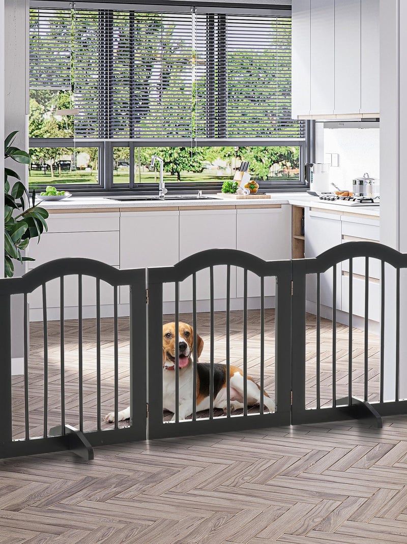Barrière modulable pliable barrière de sécurité 154,5L x 61H cm Noir - Kiabi