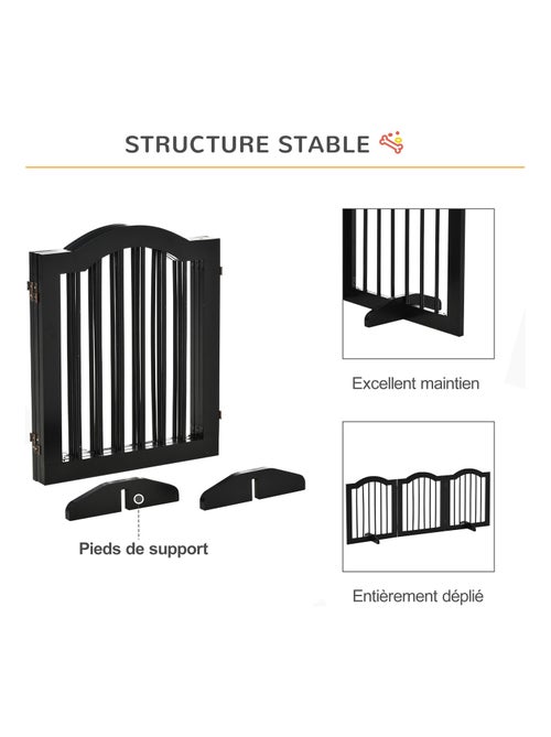 Barrière modulable pliable barrière de sécurité 154,5L x 61H cm - Kiabi