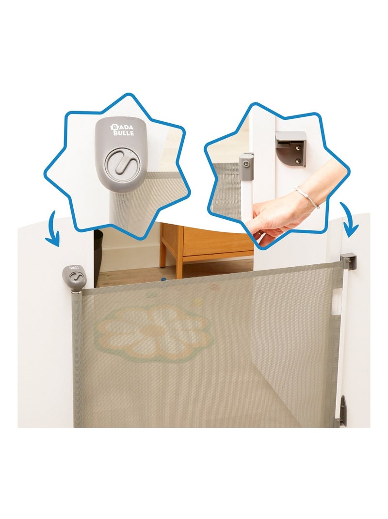 Barrière rétractable Safe&Roll Gris - Kiabi