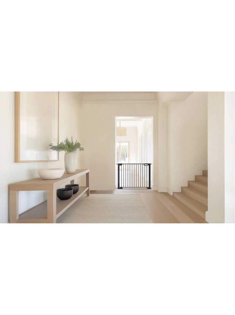 Barrière sécurité easylock flatstep 111 cm - 118 cm Noir - Kiabi