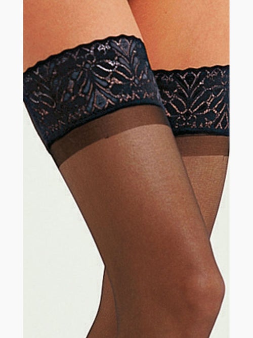 Bas auto-fixants dentelle - lot de 2 paires - Afibel - Kiabi