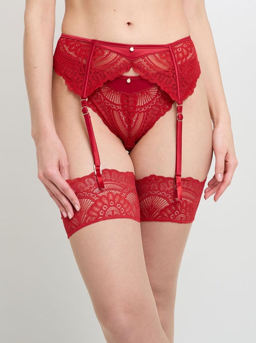 Bas autofixants 20 deniers Gladys - RougeGorge Lingerie - Kiabi