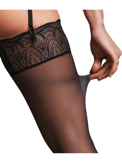 Bas autofixants 20 deniers inouie - rougegorge lingerie - Kiabi Bas autofixants 20 deniers inouie - rougegorge lingerie - Kiabi