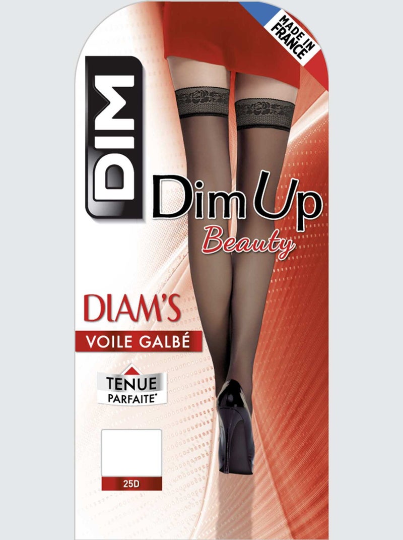 Bas autofixants Dim Up Beauty de 'DIM' 25D noir - Kiabi