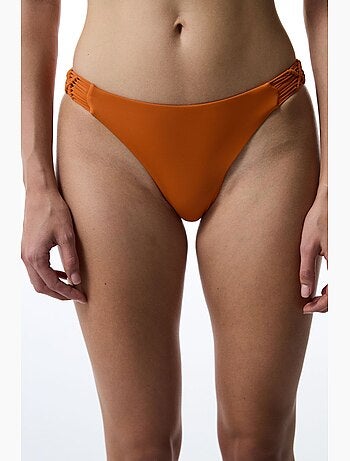 Bas de bikini à détail macramé penti