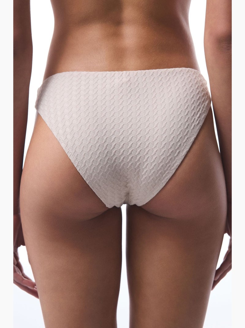 Bas de bikini alive high leg penti Blanc cassé - Kiabi