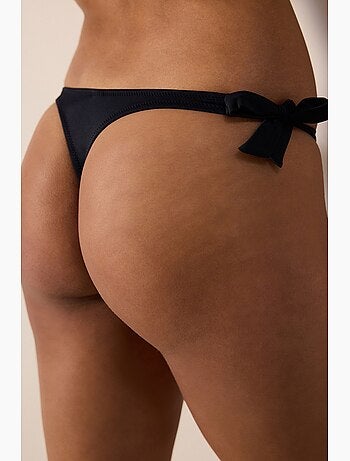Bas de bikini basic à liens penti