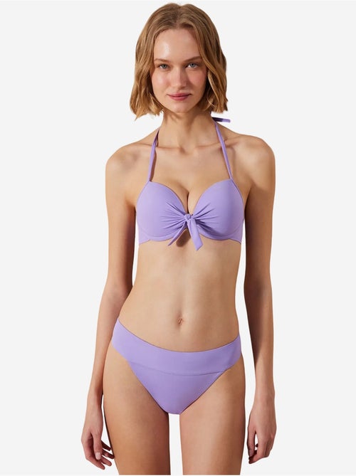 Bas de bikini basic avec ceinture penti - Kiabi Bas de bikini basic avec ceinture penti - Kiabi