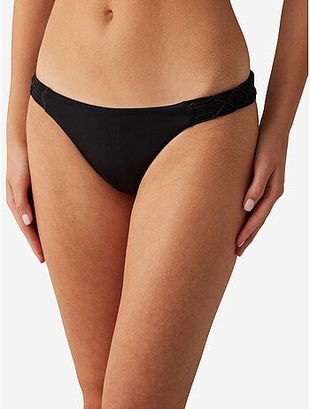Bas de bikini basic avec détails macramé sur les côtés penti
