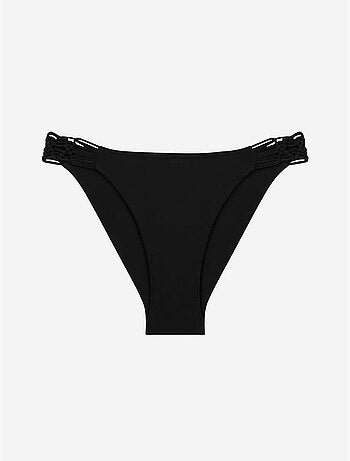 Bas de bikini basic avec détails macramé sur les côtés penti
