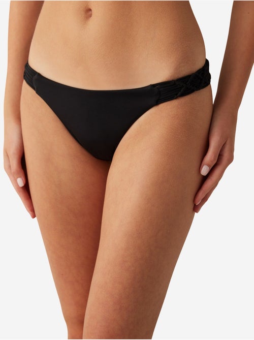 Bas de bikini basic avec détails macramé sur les côtés penti - Kiabi Bas de bikini basic avec détails macramé sur les côtés penti - Kiabi