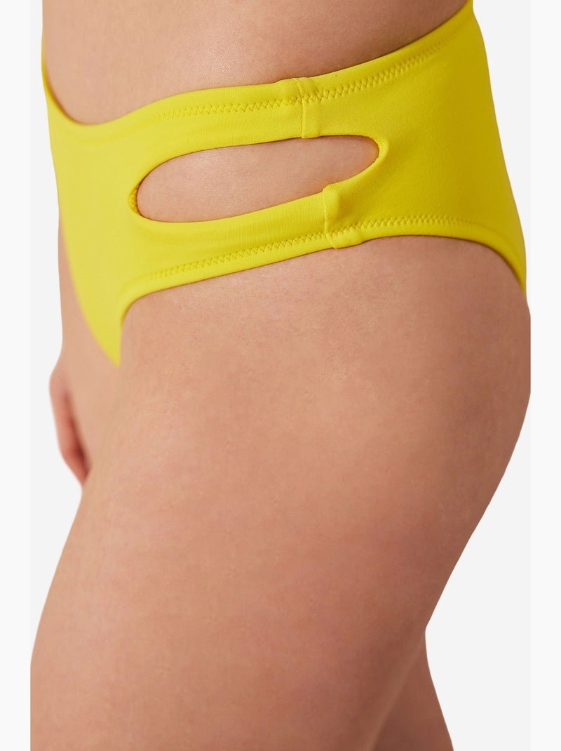 Bas de bikini basic cut penti Jaune citron - Kiabi