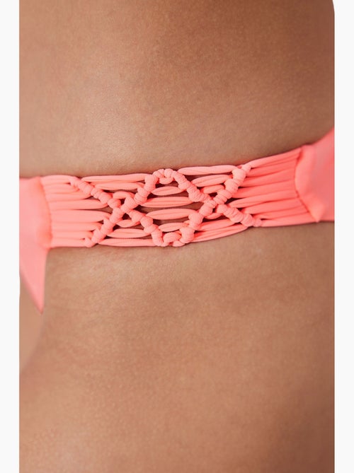 Bas de bikini basic macrame penti - Kiabi Bas de bikini basic macrame penti - Kiabi