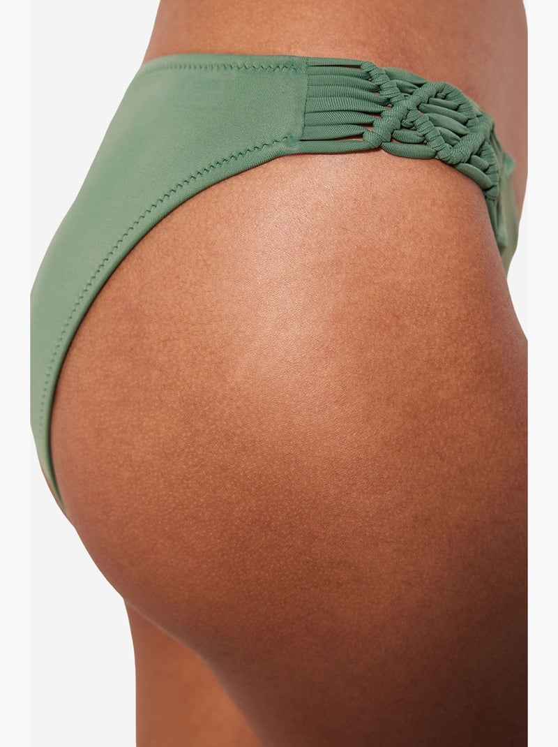 Bas de bikini basic macrame penti Vert - Kiabi
