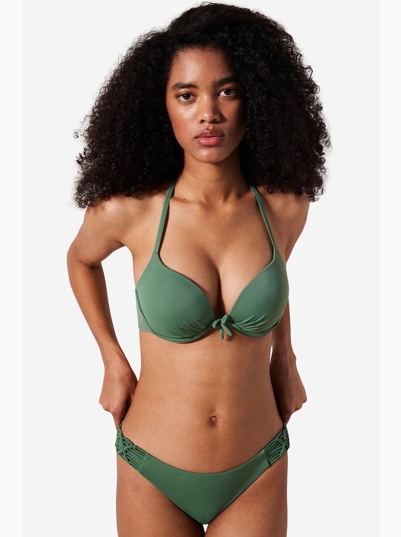 Bas de bikini basic macrame penti Vert - Kiabi