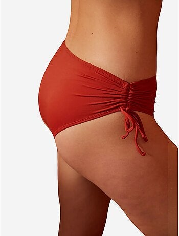 Bas de bikini basic taille haute à nouer penti