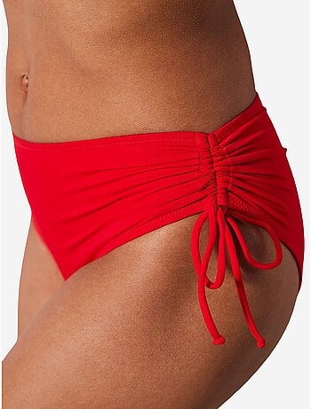 Bas de bikini basic taille haute avec anneau penti
