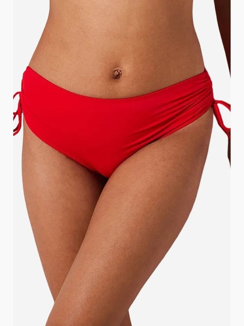 Bas de bikini basic taille haute avec anneau penti - Kiabi