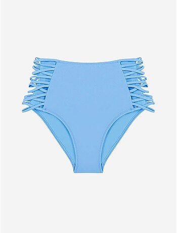 Bas de bikini basic taille haute avec liens sur les côtés penti