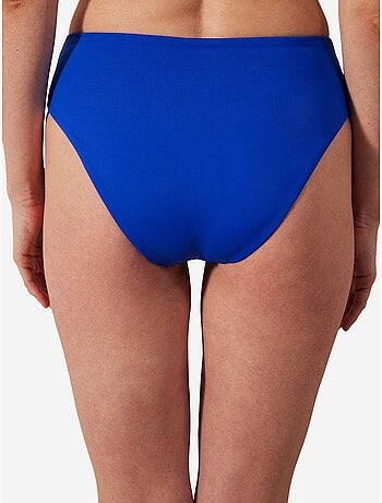 Bas de bikini basique taille haute froncé collection cornetto penti