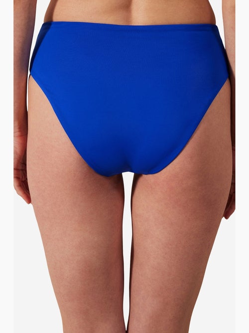 Bas de bikini basique taille haute froncé collection cornetto penti - Kiabi Bas de bikini basique taille haute froncé collection cornetto penti - Kiabi