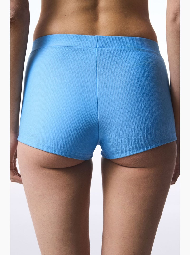 Bas de bikini boxer bubble penti Bleu ciel - Kiabi