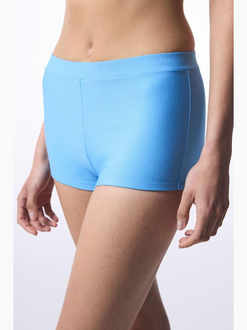 Bas de bikini boxer bubble penti Bleu ciel - Kiabi
