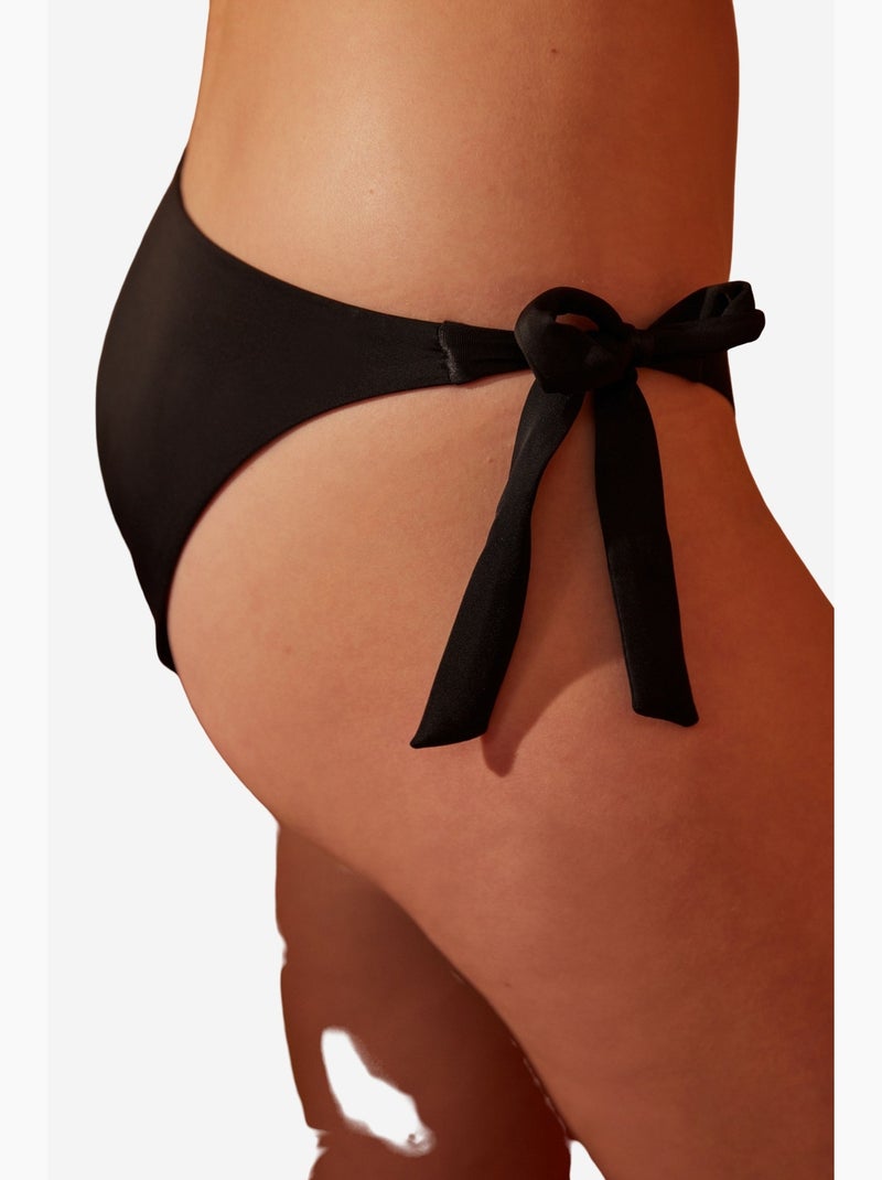 Bas de bikini brésilien basic penti Noir - Kiabi