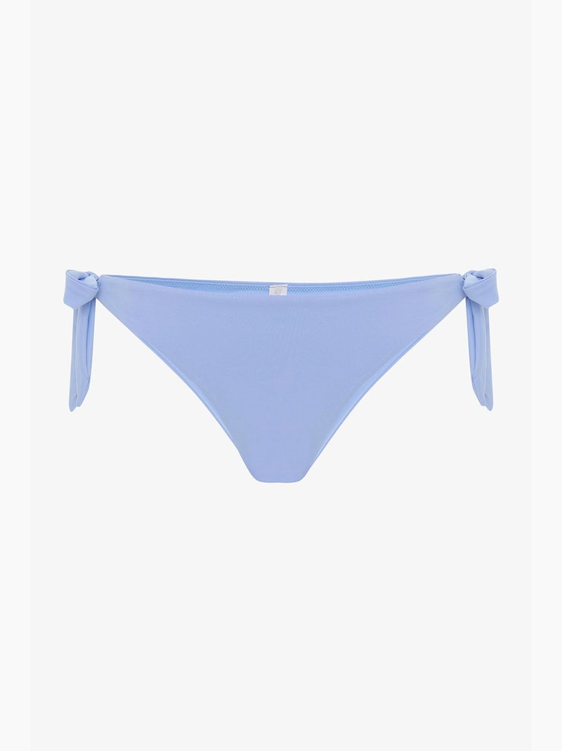 Bas de bikini brésilien taille basse penti Bleu ciel - Kiabi