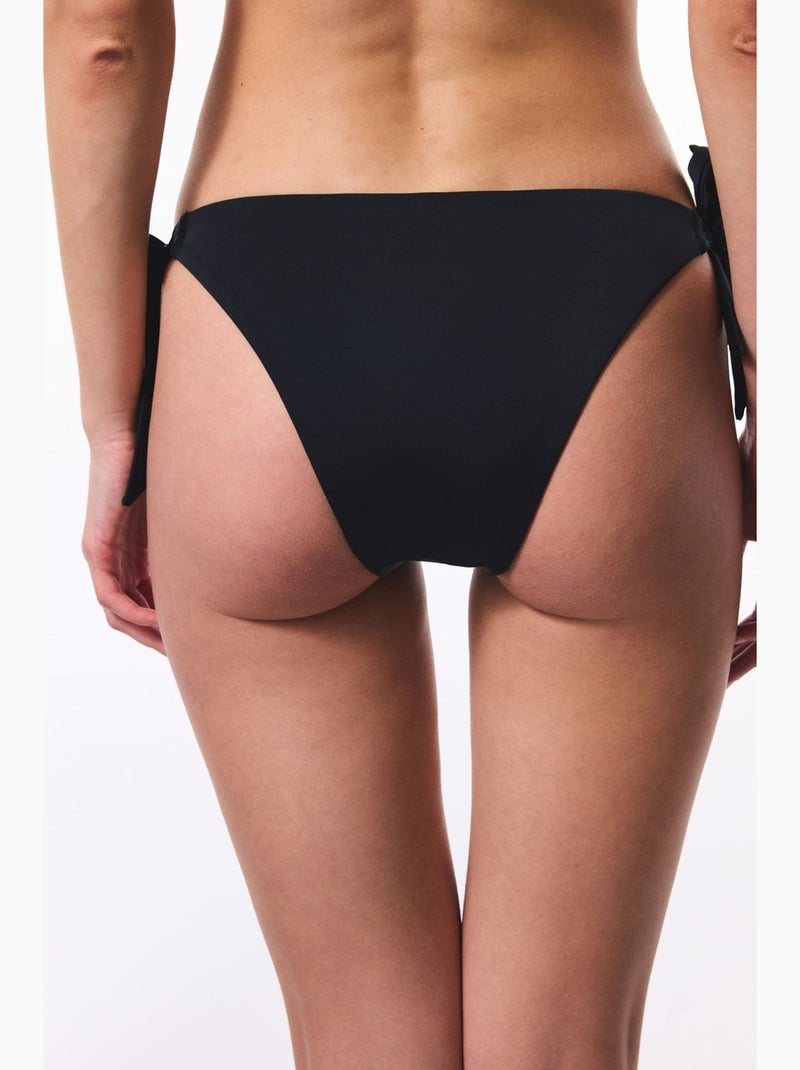 Bas de bikini brésilien taille basse penti Noir - Kiabi