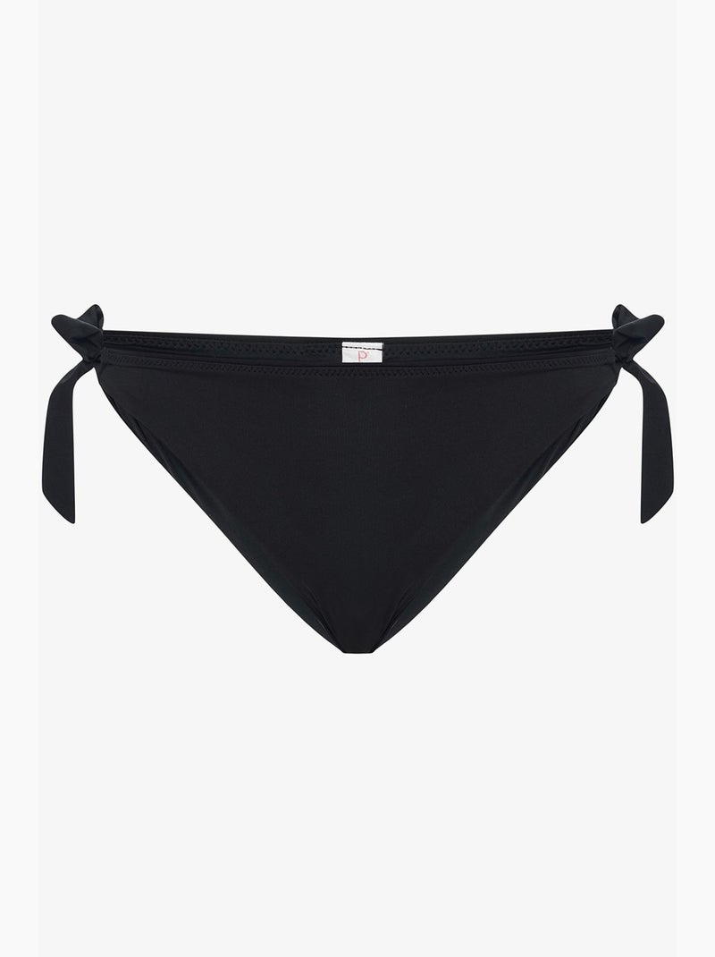 Bas de bikini brésilien taille basse penti Noir - Kiabi