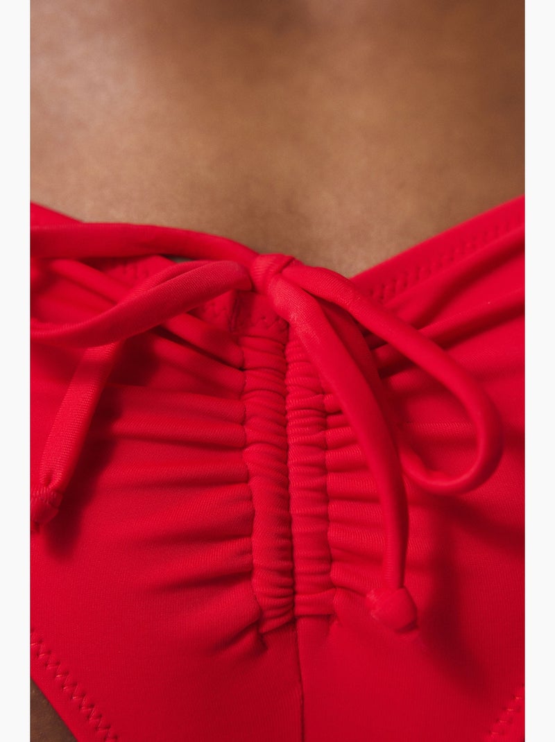 Bas de bikini cheeky femme penti Rouge - Kiabi