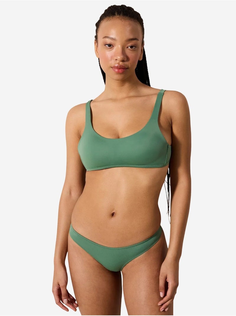 Bas de bikini cheeky femme penti Vert - Kiabi
