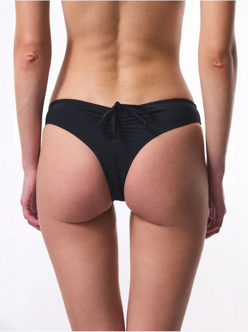 Bas de bikini cheeky taille basse penti Noir - Kiabi