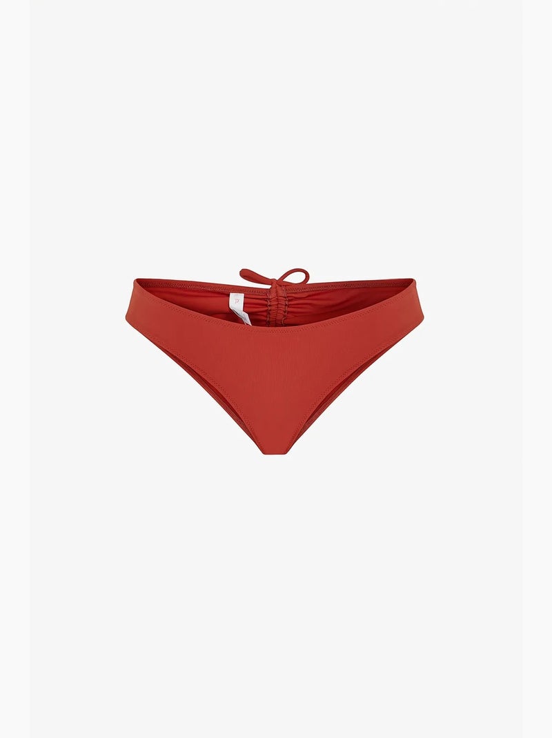 Bas de bikini cheeky taille basse penti Terracotta - Kiabi